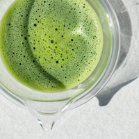 Origami Glass Katakuchi Matcha Bowl