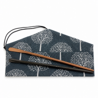 Kohiraifu 'Ginten' Matcha Spoon & Linen Wrap Set