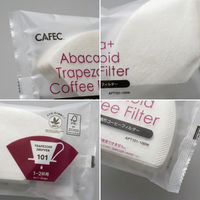 Cafec ABACA+ Trapezoid Paper Filter