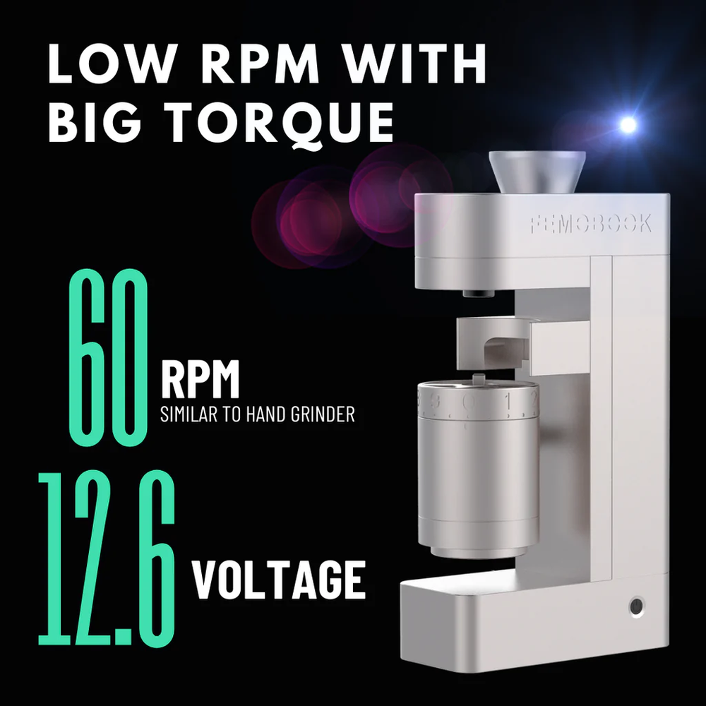 Femobook A4Z Electric Coffee Grinder – Kohiraifu 珈琲生活