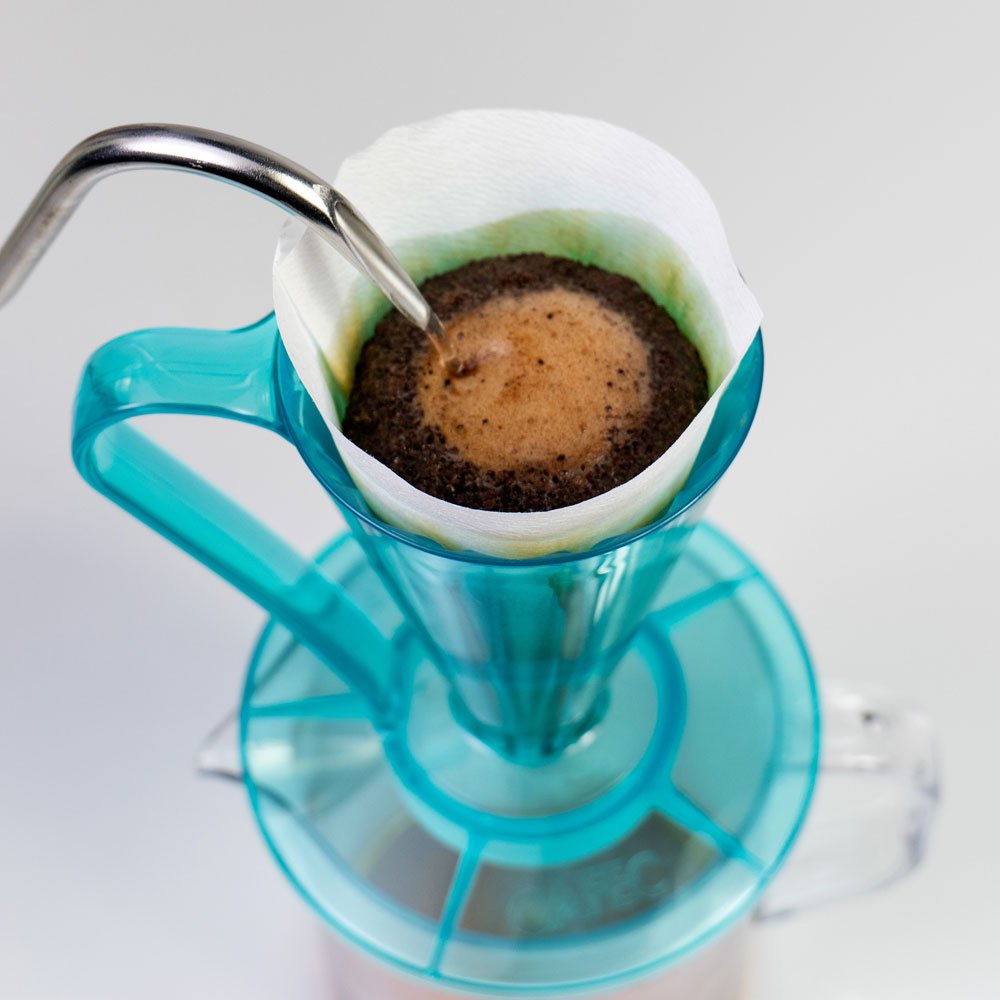 Cafec Tritan Flower Dripper Deep 27 (Youmeca Blue) – Kohiraifu 珈琲生活