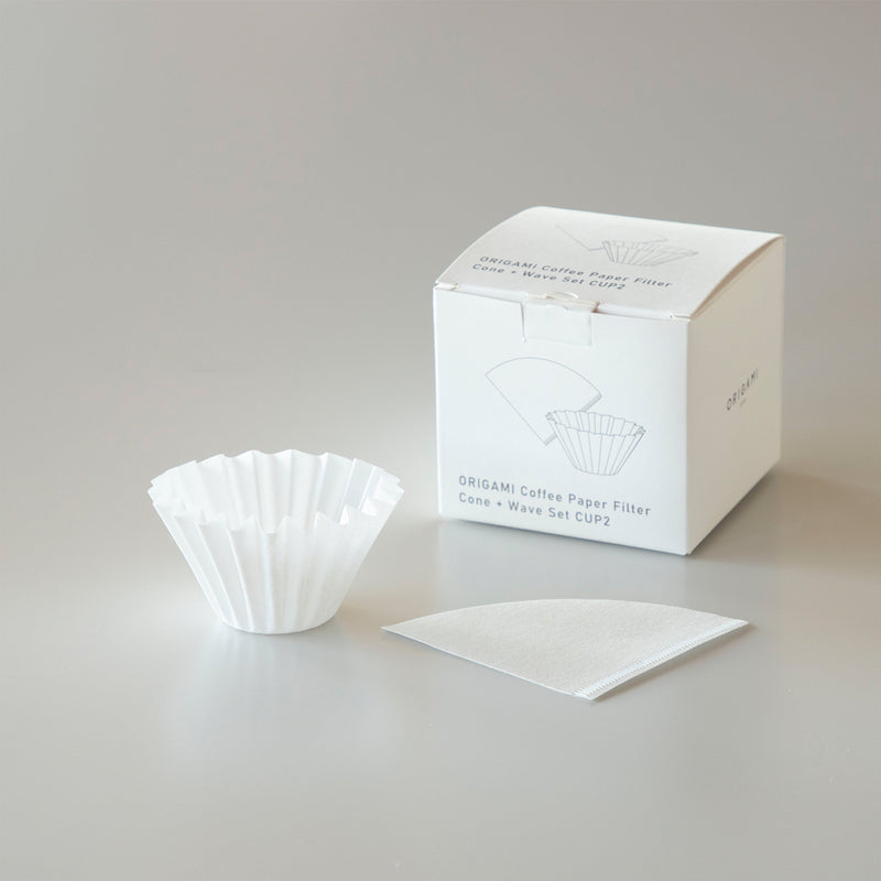 Origami Paper Filter [Cone+Wave set]