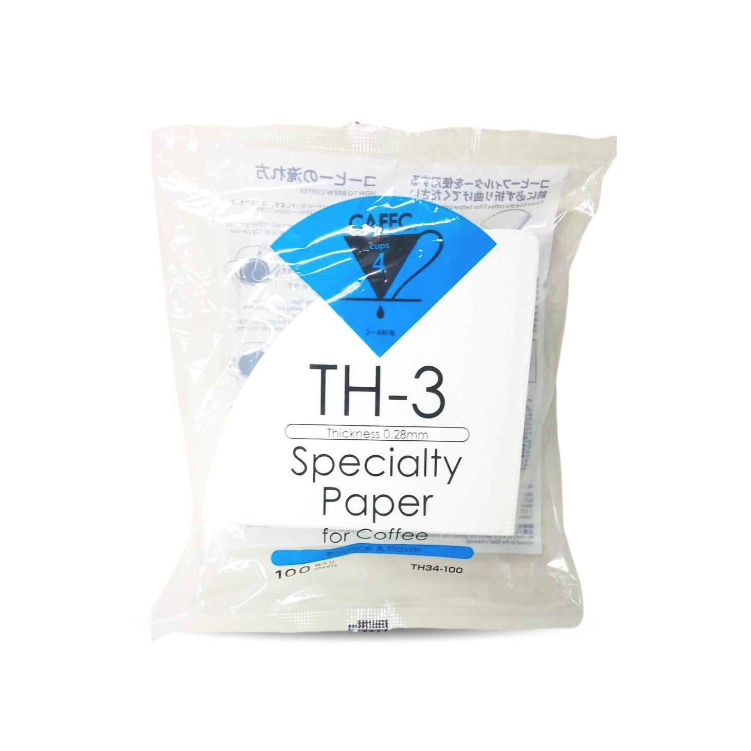 Cafec Medium-Dark Roast Paper Filter (TH-3/T-90) – Kohiraifu